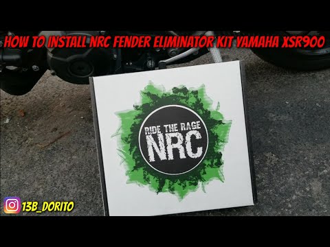 YAMAHA xsr900 New Rage Cycle NRC nrc fender eliminator kit installation