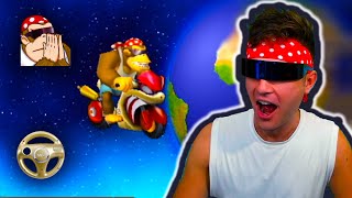 Funky Kong Plays Mario Kart Wii
