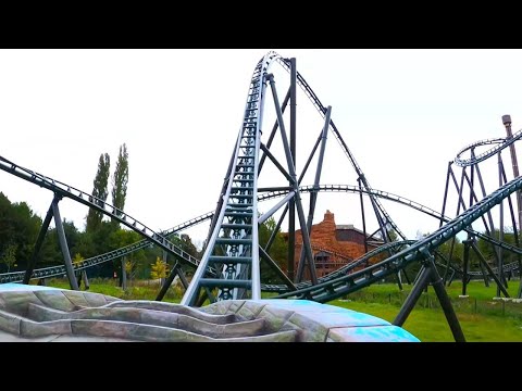 KONDAA at Walibi Belgium Onride Front and Back Row! INSANE COASTER POV