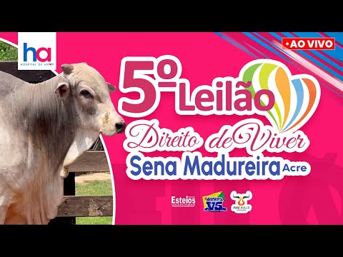 5º LEILÃO DIREITO DE VIVER - HOSPITAL DE AMOR | SENA MADUREIRA-AC 16/11/2025