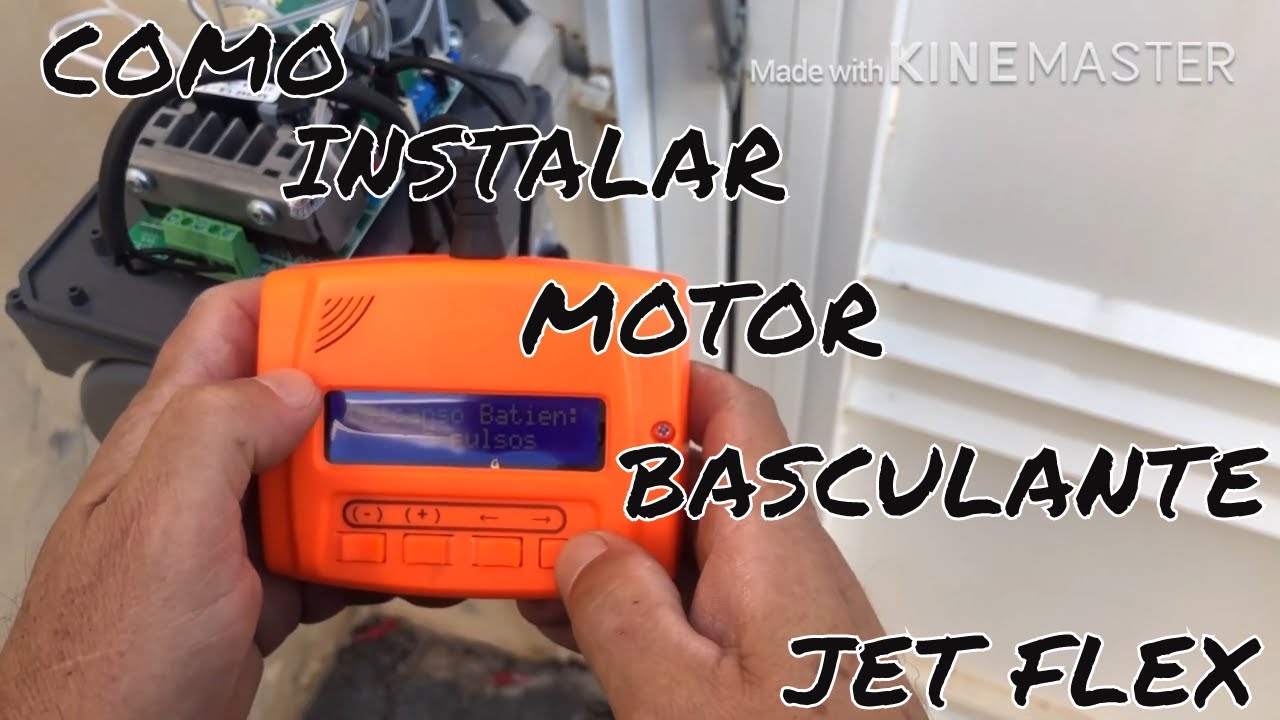 COMO INSTALAR MOTOR BASCULANTE JET FLEX E DICAS DE PROGRAMAÇÃO