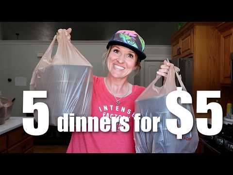 $5 DINNERS | FIVE Quick & Easy Cheap Dinner Recipes Made EASY! | Frugal Fit Mom