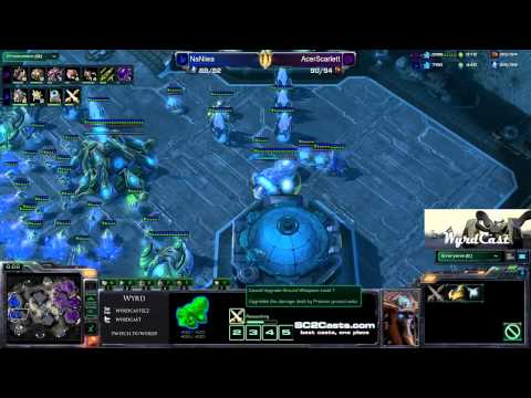 SC2 Scarlett vs NaNiwa ZvP game from IPL 5 Starcraft 2 Tournaments