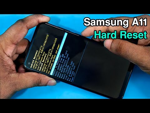 Samsung Galaxy A11 Hard Reset / Pattern Unlock / Factory Reset / Removing PIN / Without PC ||