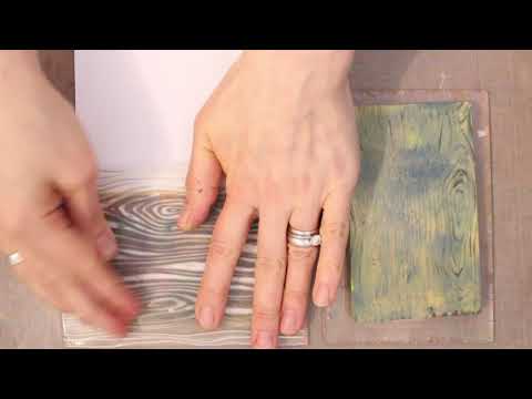 Mixed Media #23: Gelli Plate and Dylusions Paint