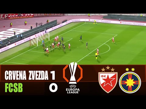 CRVENA ZVEZDA vs FCSB 1-0 | 2025 Europa League | Match Highlights