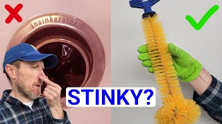 STINKY GARBAGE DISPOSAL? The MR. Scrappy Brush Test: Which Of 3 Ways Works BEST?