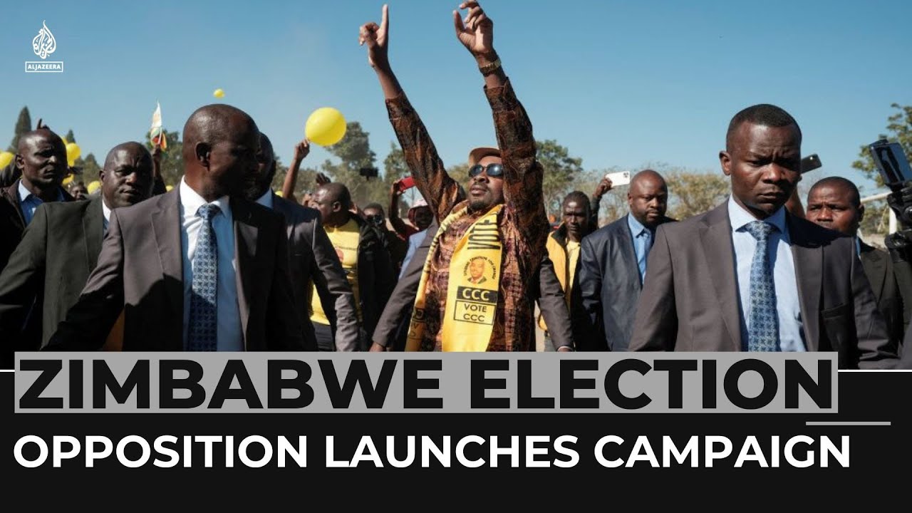 Zimbabwe opposition leader launches election campaign, vows prosperity