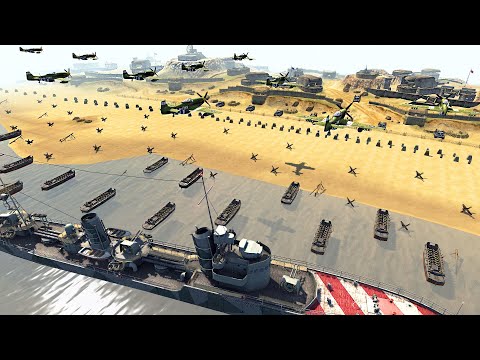 The Most Brutal D-DAY Beach Defense Ever Invaded...