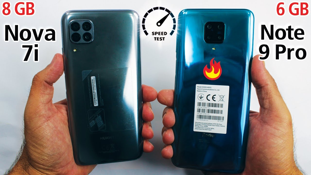 Huawei Nova 7i vs Redmi Note 9 Pro Speed Test! SHOCKING😲