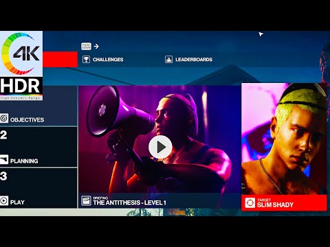 Hitman The Antithesis Level 1 Slim Shady Elimination Default Loadout Guide 4K HDR PC