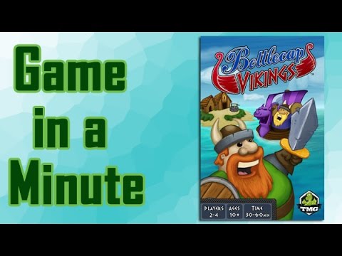 Gameosity Presents Game In A Minute: Bottlecap Vikings