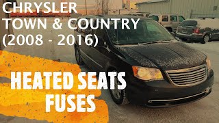 Chrysler Town & Country - HEATED SEATS FUSE LOCATION (2008 - 2016)