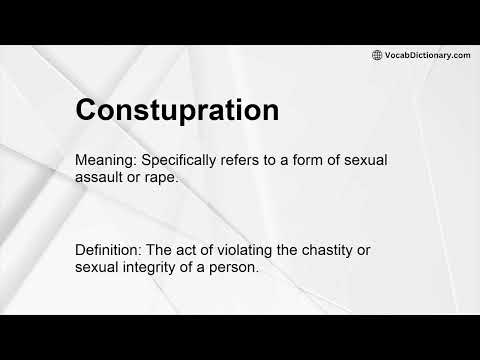 Constupration Meaning