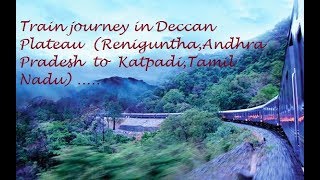 preview picture of video 'Train Journey | Deccan Plateau | 4k 30 fps | Solo Trip | Andhra Pradesh to Tamil Nadu |'