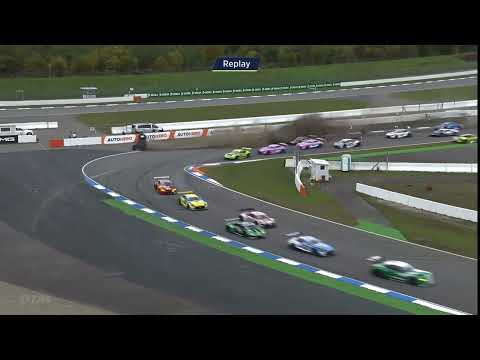 DTM 2022 Race 15 hockenheimring Race1 huge crash