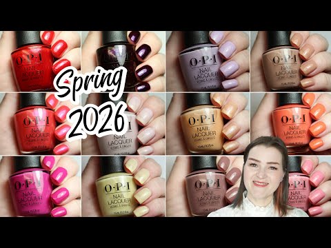 OPI Spring 2026 Live Swatch + Dupes/Comparisons