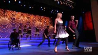 glee i've had the time of my life +valerie Full Performance