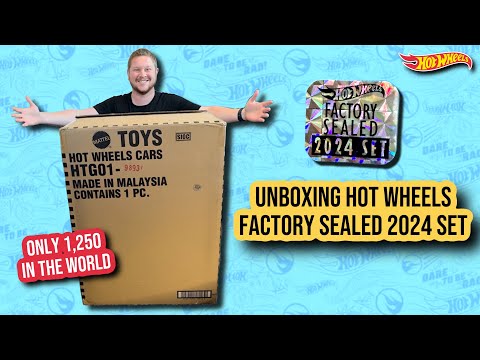 Unboxing Hot Wheels Factory Sealed 2024 Set. 1 of 1,250