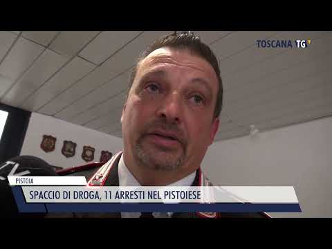 2022-09-07 PISTOIA - SPACCIO DI DROGA, 11 ARRESTI NEL PISTOIESE