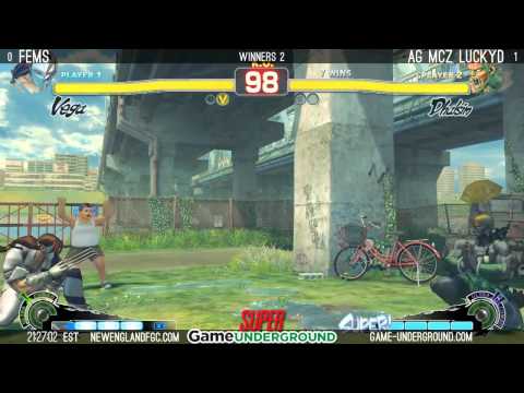 Super GU#01 USF4 AG MCZ LuckyD Vs  Fems