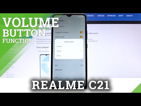 How to Change Volume Buttons Functions in REALME C21 – Camera Buttons