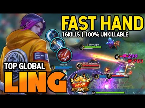 LING BEST BUILD 2022 | TOP GLOBAL LING GAMEPLAY | MOBILE LEGENDS✓