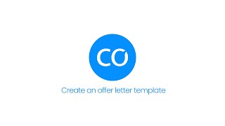 Offer Letters #1- How to create an offer letter template in Comeet