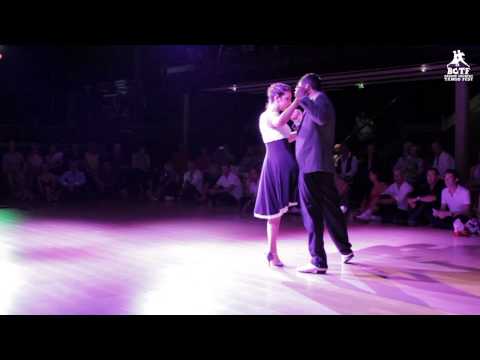  Bruno Tombari  and  Rocio Lequio  are  dancing  to  a  tango  by  Carlos di Sarli