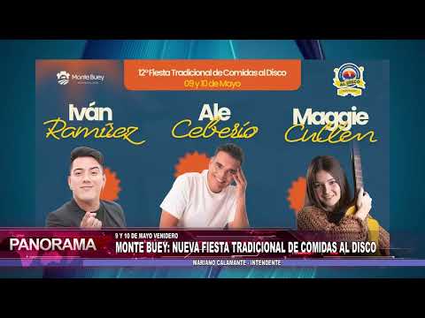 Monte Buey nueva fiesta de la comida al disco