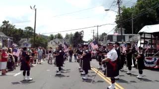 preview picture of video 'Quaboag Highlanders Pipes and Drums, Monson's Summerfest 2012 Amazing Grace'