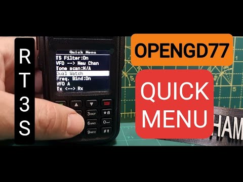 RT3S-OPENGD77 Quick Menu !