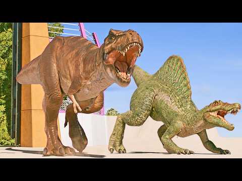 RELEASE ALL MAX EGG BIG CARNIVORES & DINOSAURS & TYRANNOSAURUS REX IN Jurassic World Evolution 3