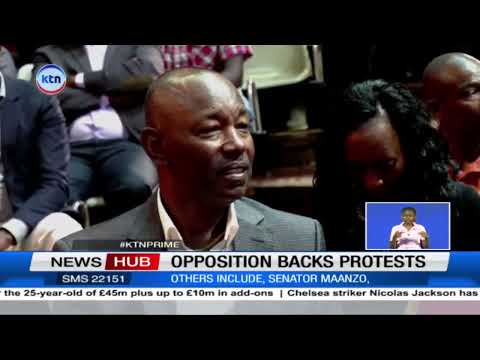 Opposition leaders have thrown their full weight behind Wednesday's protests