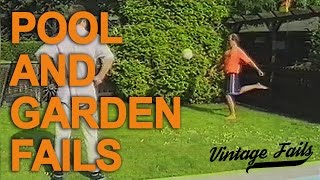 Vintage Fails Compilation #1 - Pool & Garden Fails - Old but funny!