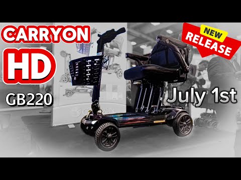 Ultimate Heavy-Duty Folding Scooter - Buzzaround Carryon HD "Model GB-220"