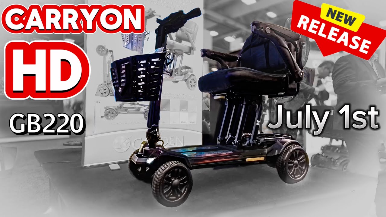 Ultimate Heavy-Duty Folding Scooter - Buzzaround Carryon HD 