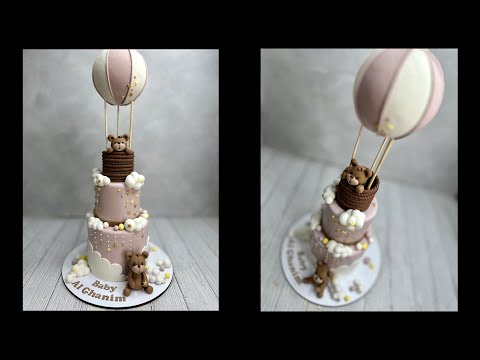 Teddy Bear Hot Air Balloon Cake