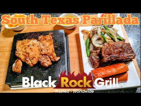 South Texas Parillada - Meat Platter - Black Rock Grill Demo #allunacyqing #blackrockgrill #fajita