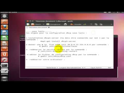 comment installer dhcp sous ubuntu