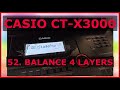 CASIO CT X3000 52 BALANCING 4 LAYERS Casiomusic Casioctx5000 Casioctx3000 Casiotutorial