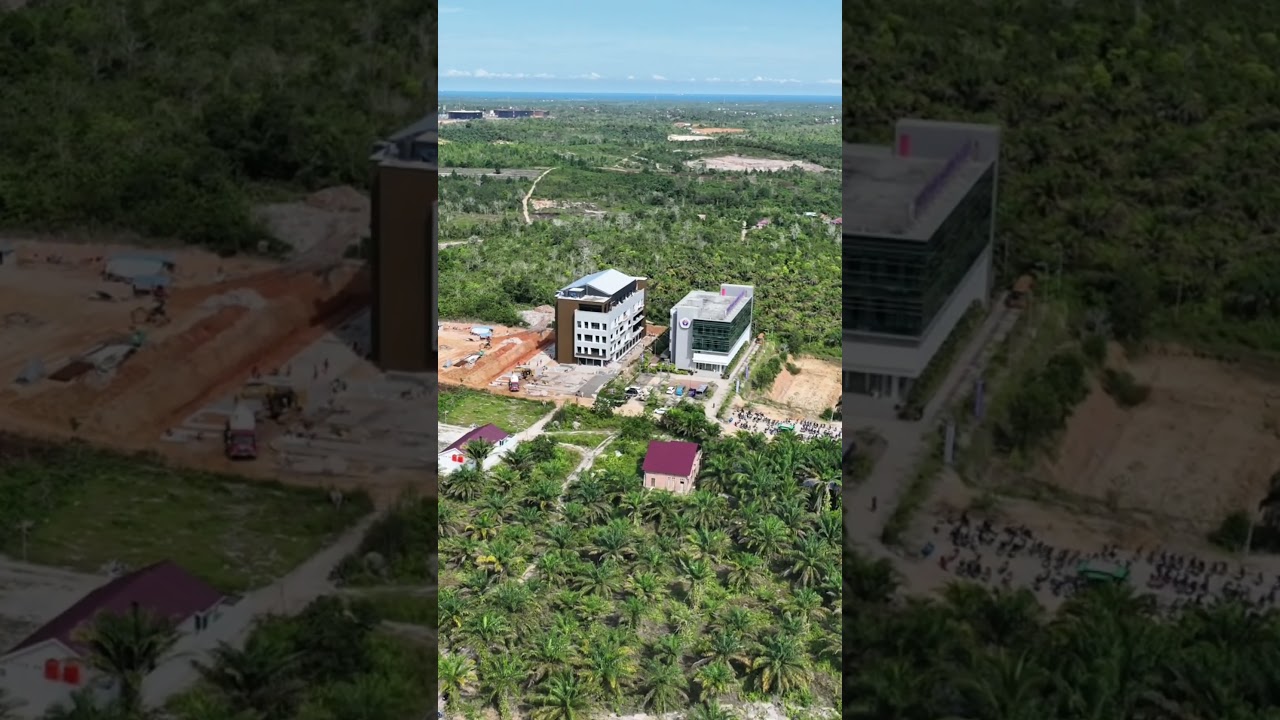 View Drone Kampus N Universitas Gunadarma Penajam Paser Utara Kalimantan Timur | IKN