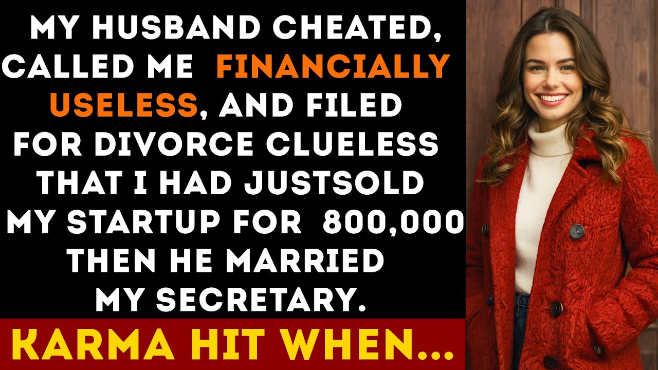HUSBAND Filed for DIVORCE Thinking I Was BROKE—No Idea I Sold My Startup $800K & Married Secretary..