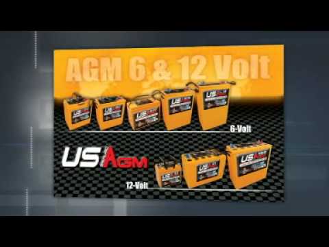 Us agm 250  6 volts battery
