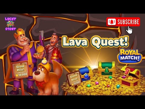 Royal Match Game Lava Quest!!! Level 6101-6109 Area 80
