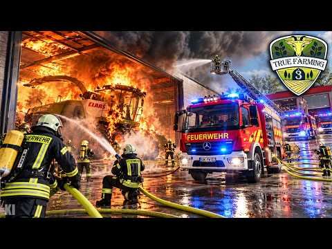 Großbrand beim LU – Hallen in Flammen! 🔥 | True Farming 3 #209 | Farming Simulator 25