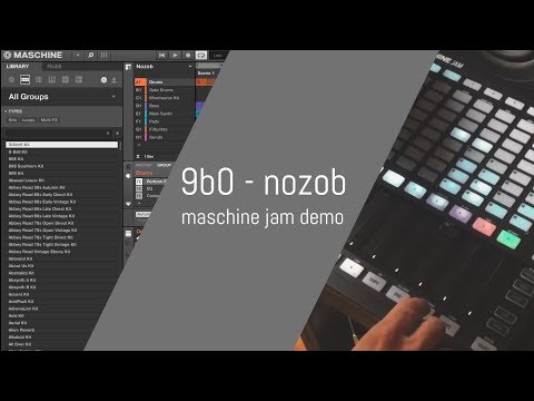 Maschine Jam performance by 9b0