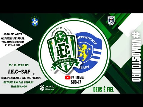 ITABERAÍ E.C-SAF x INDEPENDENTE TAÇA MANÉ GARRINCHA SUB-17 2º DIVISÃO/JOGO DE VOLTA QUARTAS DE FINAL