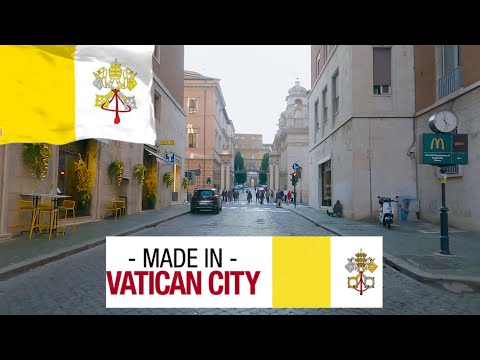 DRIVING in ROME & VATICAN CITY, Lazio, ITALY 4K