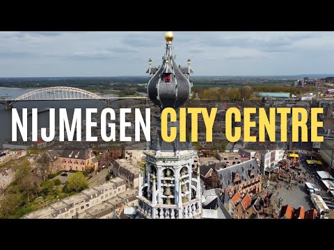 Nijmegen City Centre From Above | The Netherlands